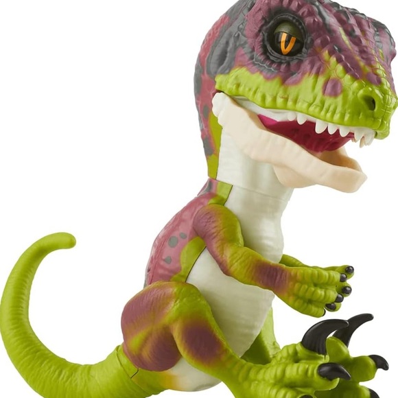 Untamed Raptor 5.54 “H Dinosaur Figured Stealth Green Tested/Works - Picture 1 of 8